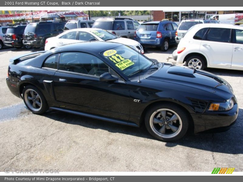 Black / Dark Charcoal 2001 Ford Mustang GT Coupe