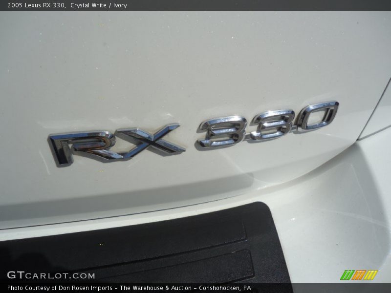 Crystal White / Ivory 2005 Lexus RX 330