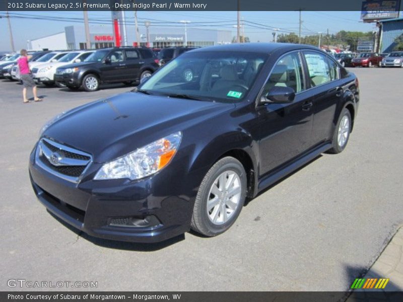 Deep Indigo Pearl / Warm Ivory 2012 Subaru Legacy 2.5i Premium