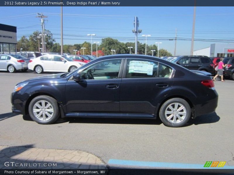 Deep Indigo Pearl / Warm Ivory 2012 Subaru Legacy 2.5i Premium