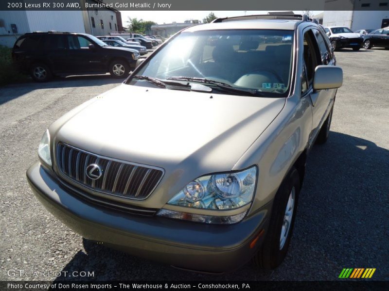 Burnished Gold Metallic / Ivory 2003 Lexus RX 300 AWD