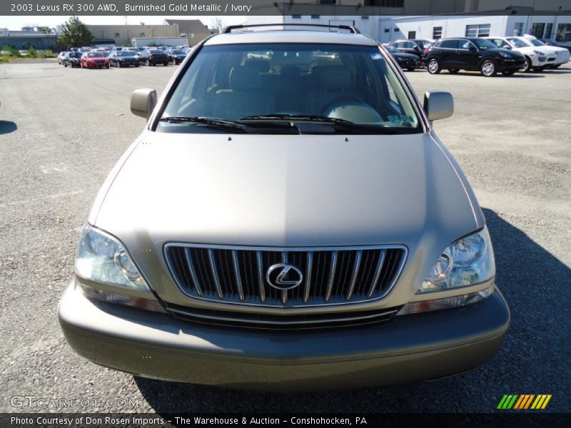 Burnished Gold Metallic / Ivory 2003 Lexus RX 300 AWD