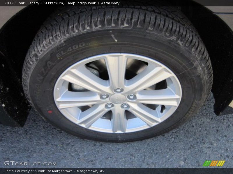 Deep Indigo Pearl / Warm Ivory 2012 Subaru Legacy 2.5i Premium