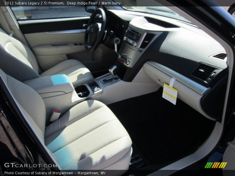 Deep Indigo Pearl / Warm Ivory 2012 Subaru Legacy 2.5i Premium