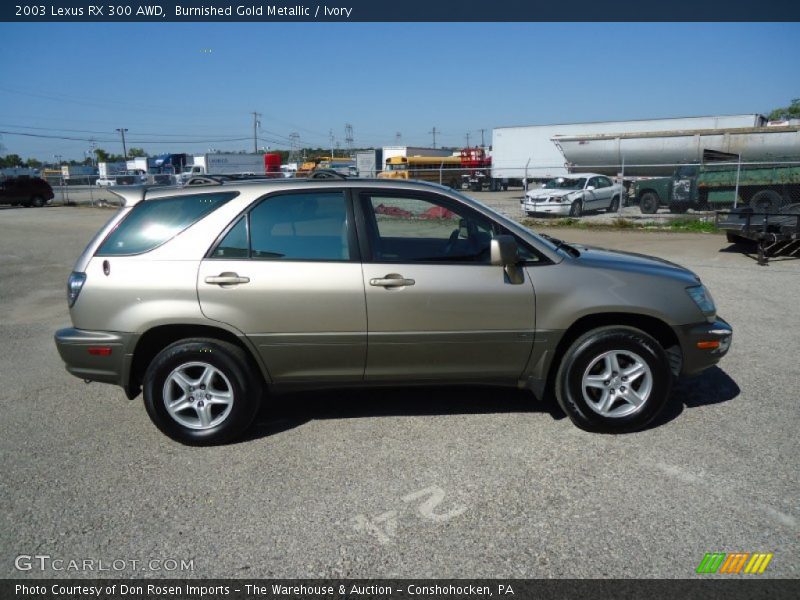 Burnished Gold Metallic / Ivory 2003 Lexus RX 300 AWD