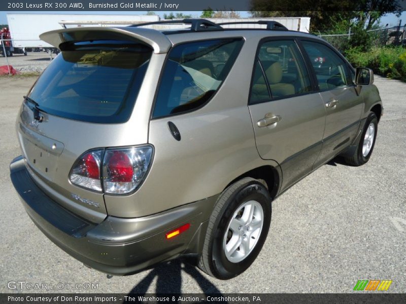 Burnished Gold Metallic / Ivory 2003 Lexus RX 300 AWD