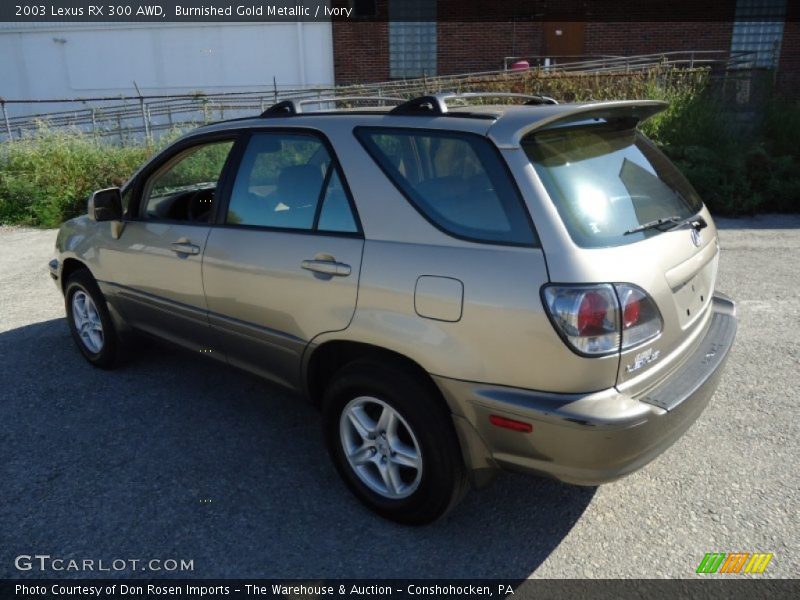 Burnished Gold Metallic / Ivory 2003 Lexus RX 300 AWD