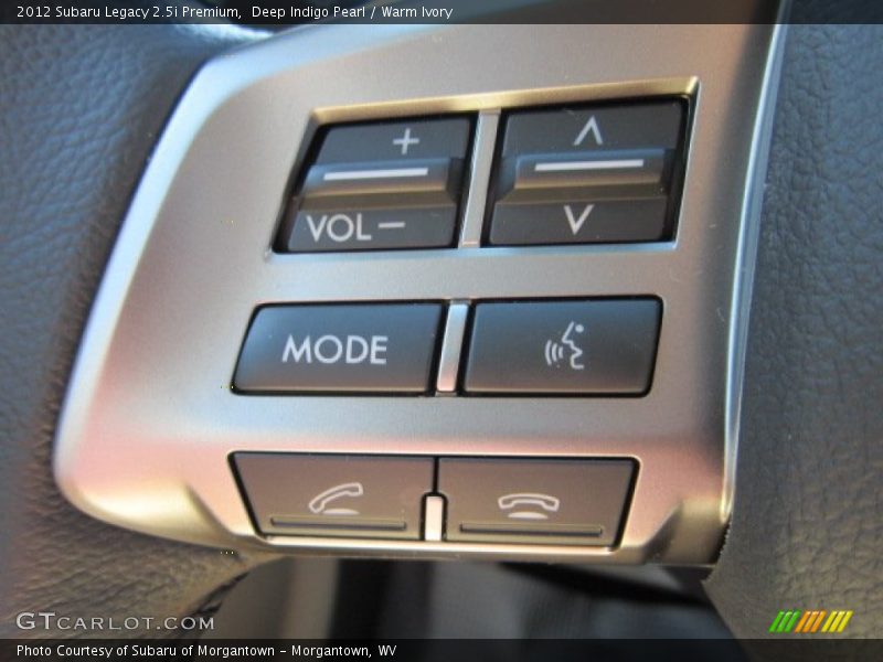 Deep Indigo Pearl / Warm Ivory 2012 Subaru Legacy 2.5i Premium