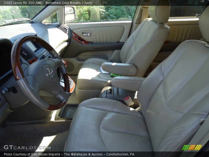 Burnished Gold Metallic / Ivory 2003 Lexus RX 300 AWD