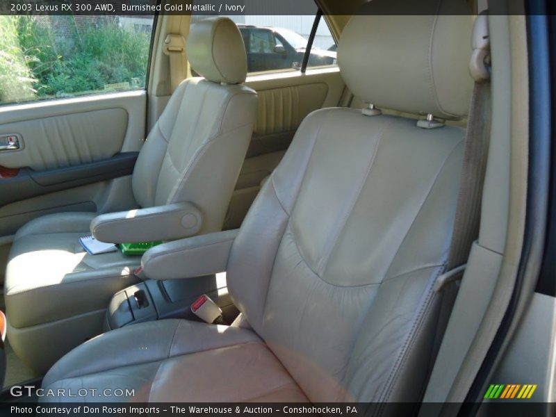 Burnished Gold Metallic / Ivory 2003 Lexus RX 300 AWD