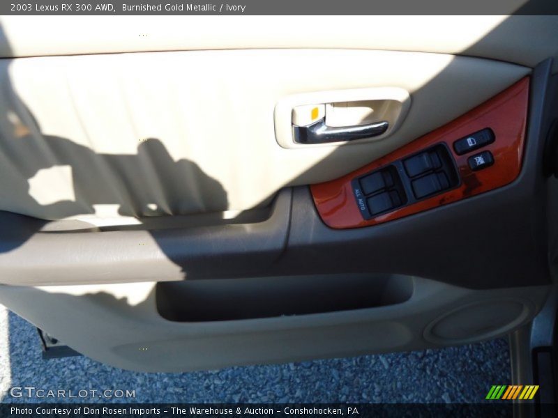 Burnished Gold Metallic / Ivory 2003 Lexus RX 300 AWD