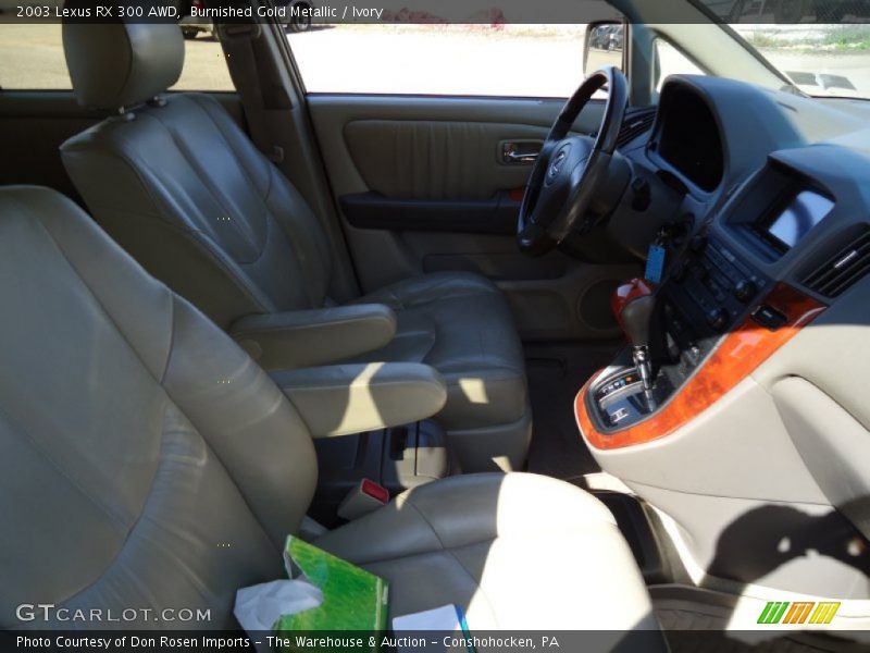 Burnished Gold Metallic / Ivory 2003 Lexus RX 300 AWD