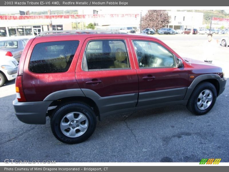 Redfire Metallic / Medium Pebble Beige 2003 Mazda Tribute ES-V6 4WD