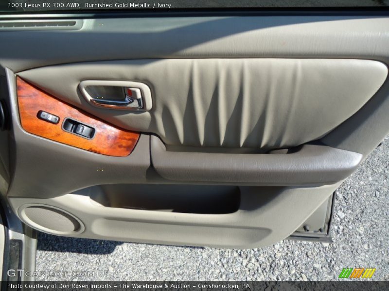 Burnished Gold Metallic / Ivory 2003 Lexus RX 300 AWD