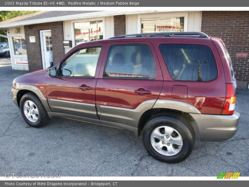 Redfire Metallic / Medium Pebble Beige 2003 Mazda Tribute ES-V6 4WD