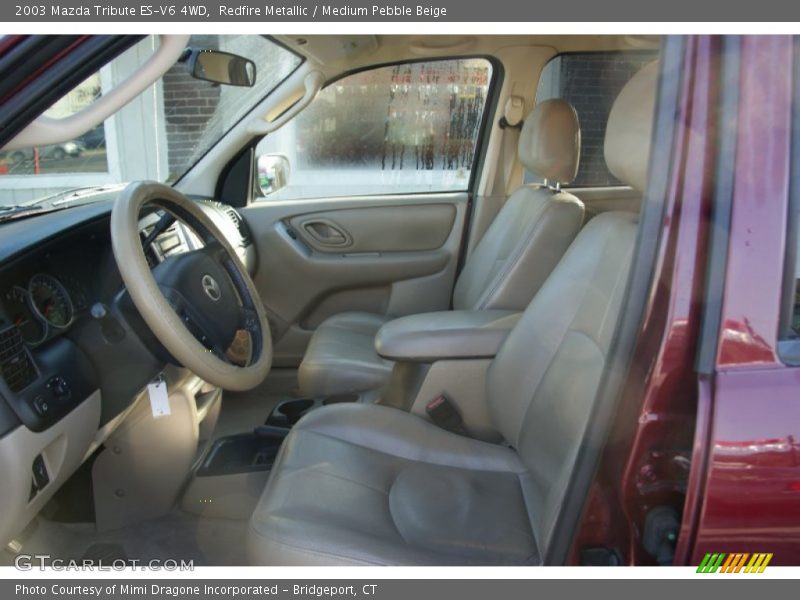 Redfire Metallic / Medium Pebble Beige 2003 Mazda Tribute ES-V6 4WD