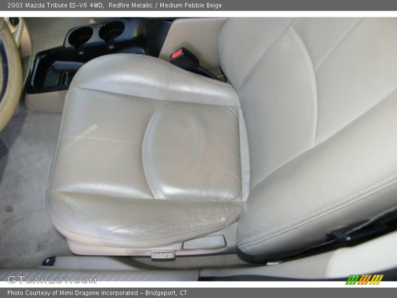 Redfire Metallic / Medium Pebble Beige 2003 Mazda Tribute ES-V6 4WD