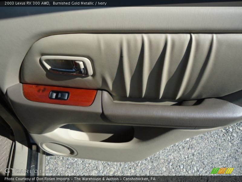 Burnished Gold Metallic / Ivory 2003 Lexus RX 300 AWD