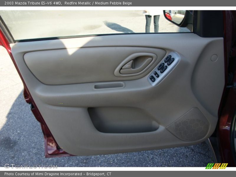 Redfire Metallic / Medium Pebble Beige 2003 Mazda Tribute ES-V6 4WD