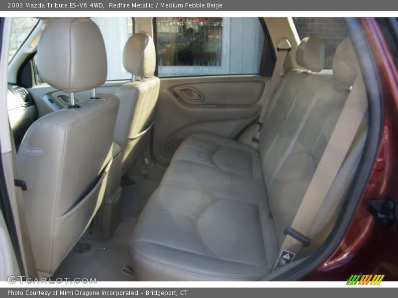 Redfire Metallic / Medium Pebble Beige 2003 Mazda Tribute ES-V6 4WD