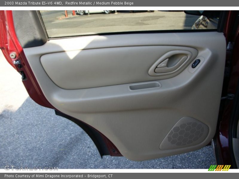 Redfire Metallic / Medium Pebble Beige 2003 Mazda Tribute ES-V6 4WD