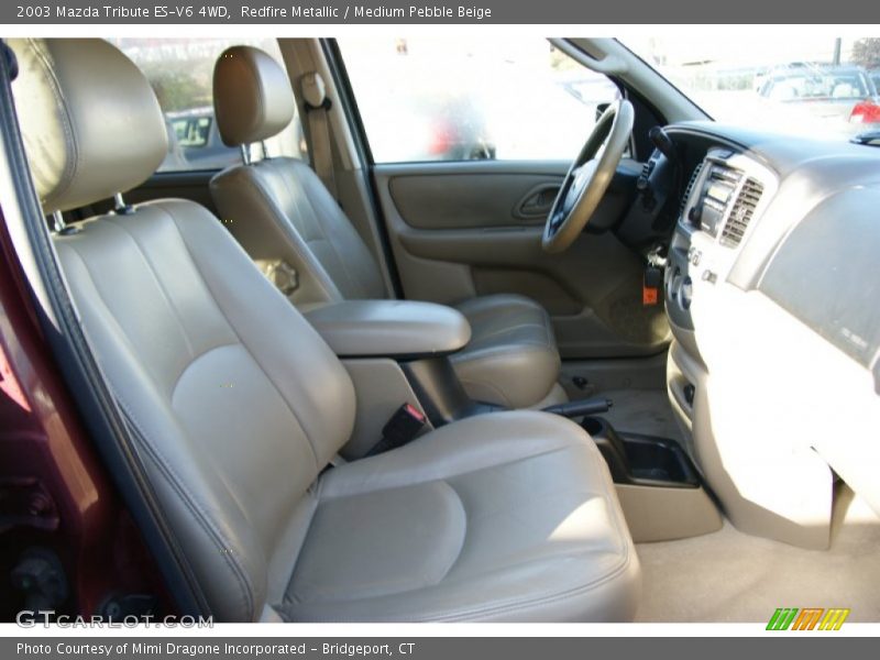 Redfire Metallic / Medium Pebble Beige 2003 Mazda Tribute ES-V6 4WD