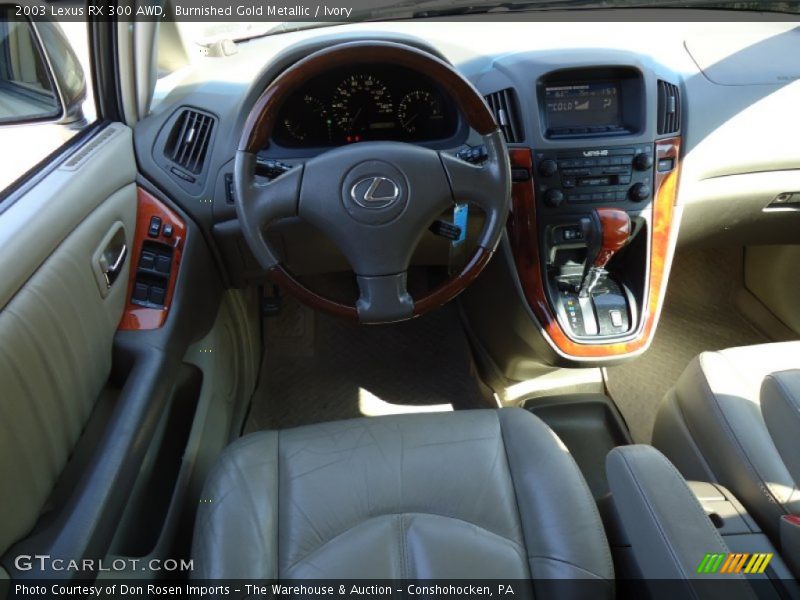 Burnished Gold Metallic / Ivory 2003 Lexus RX 300 AWD