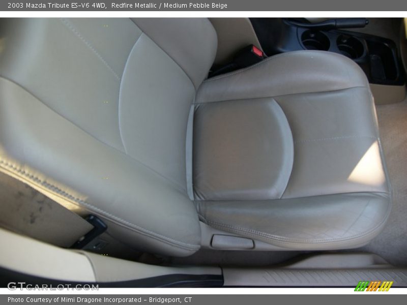 Redfire Metallic / Medium Pebble Beige 2003 Mazda Tribute ES-V6 4WD