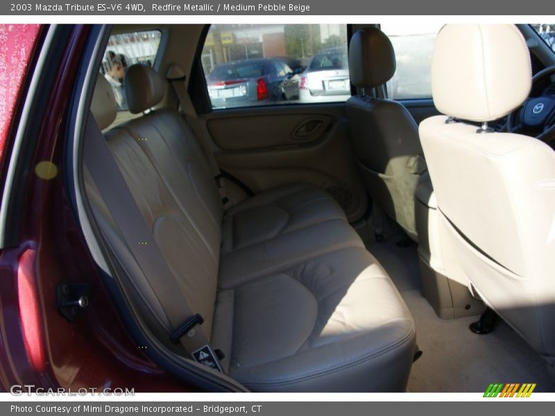 Redfire Metallic / Medium Pebble Beige 2003 Mazda Tribute ES-V6 4WD