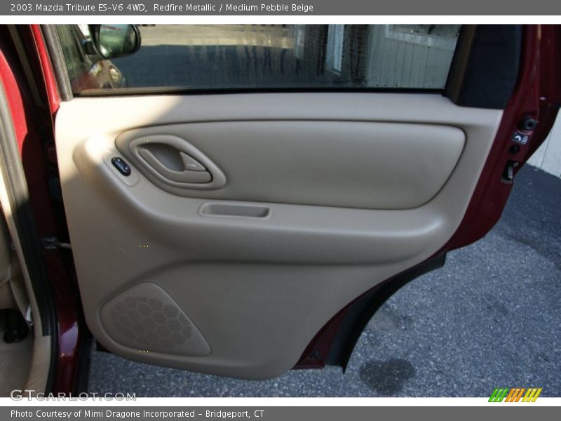 Redfire Metallic / Medium Pebble Beige 2003 Mazda Tribute ES-V6 4WD