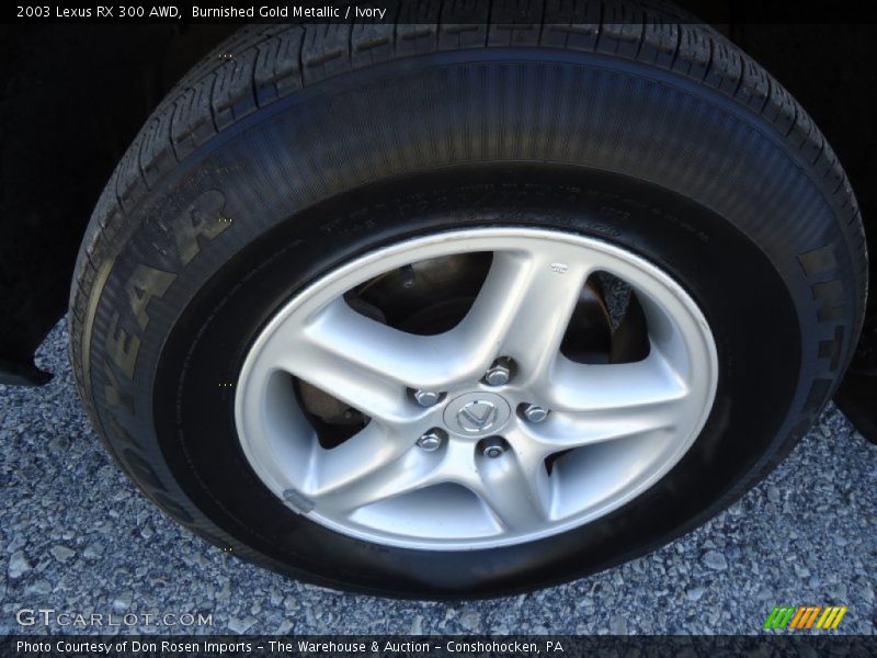 Burnished Gold Metallic / Ivory 2003 Lexus RX 300 AWD