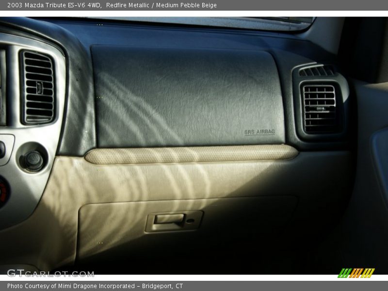 Redfire Metallic / Medium Pebble Beige 2003 Mazda Tribute ES-V6 4WD
