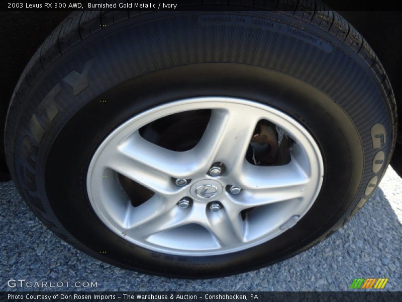 Burnished Gold Metallic / Ivory 2003 Lexus RX 300 AWD