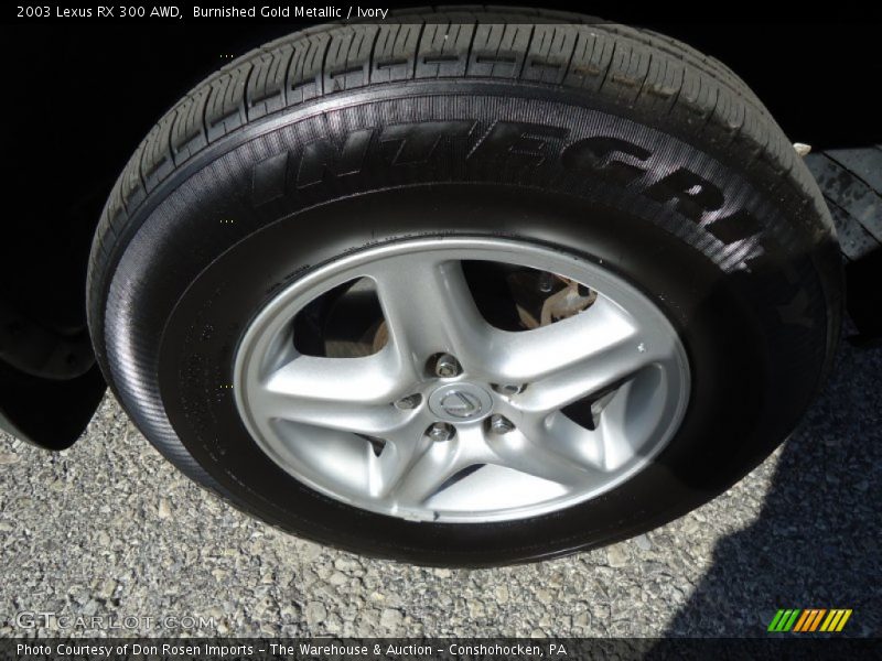 Burnished Gold Metallic / Ivory 2003 Lexus RX 300 AWD