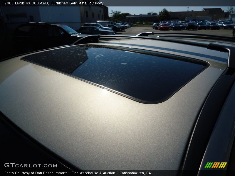 Burnished Gold Metallic / Ivory 2003 Lexus RX 300 AWD