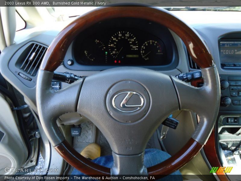 Burnished Gold Metallic / Ivory 2003 Lexus RX 300 AWD