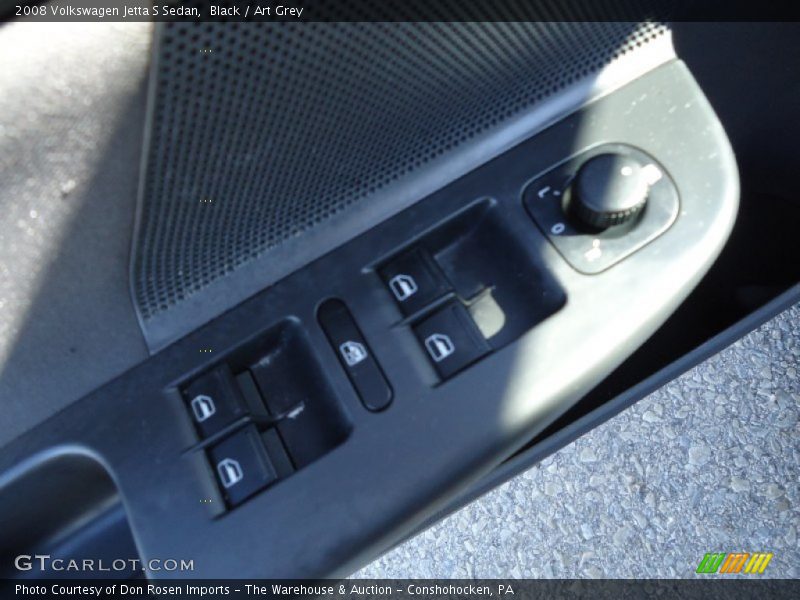 Black / Art Grey 2008 Volkswagen Jetta S Sedan