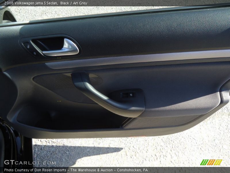 Black / Art Grey 2008 Volkswagen Jetta S Sedan