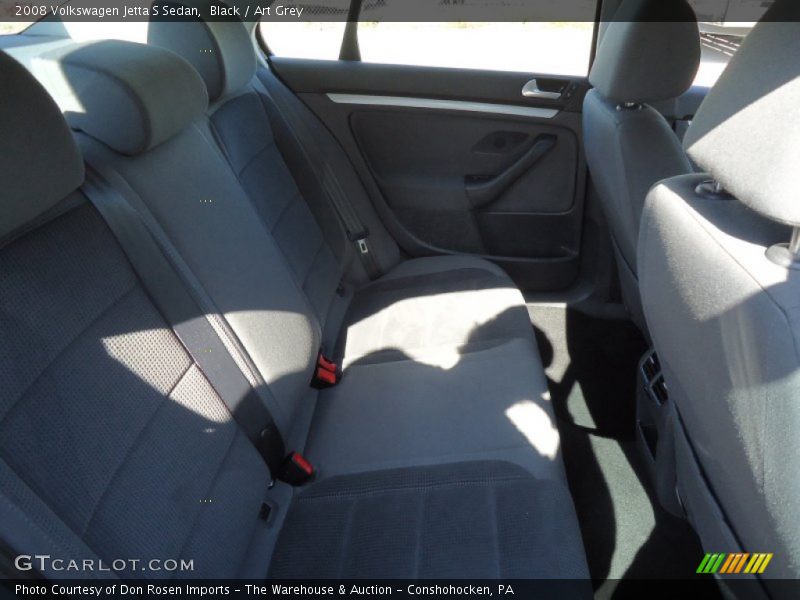 Black / Art Grey 2008 Volkswagen Jetta S Sedan