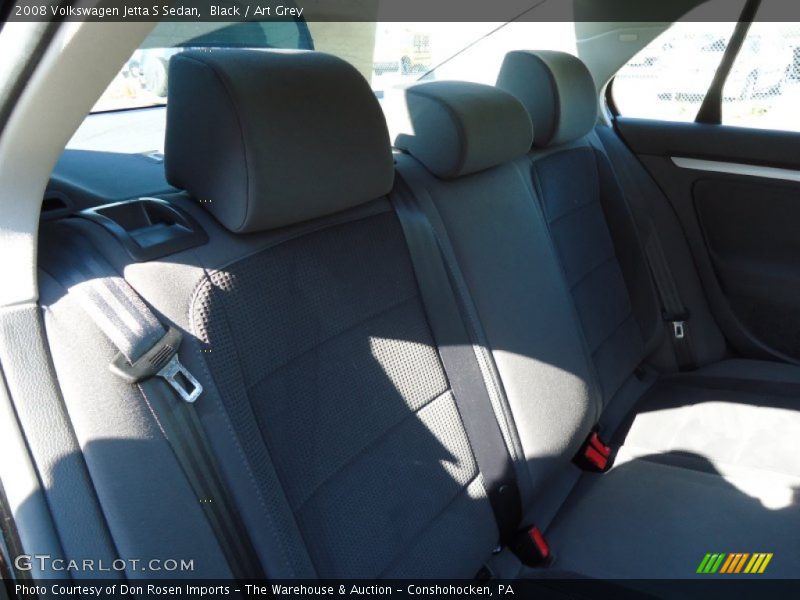 Black / Art Grey 2008 Volkswagen Jetta S Sedan