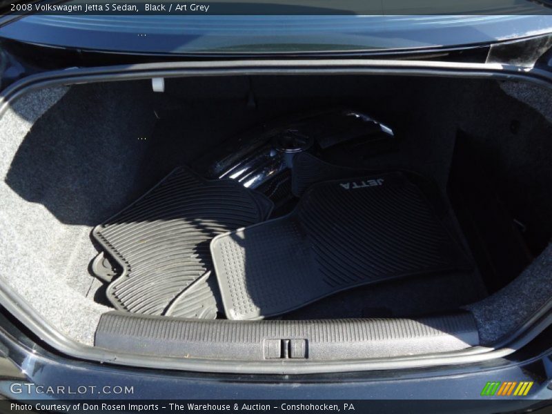 Black / Art Grey 2008 Volkswagen Jetta S Sedan