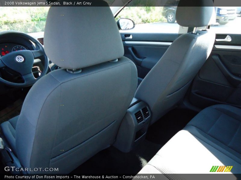 Black / Art Grey 2008 Volkswagen Jetta S Sedan