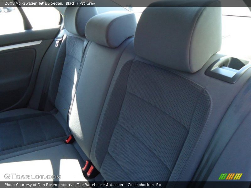 Black / Art Grey 2008 Volkswagen Jetta S Sedan