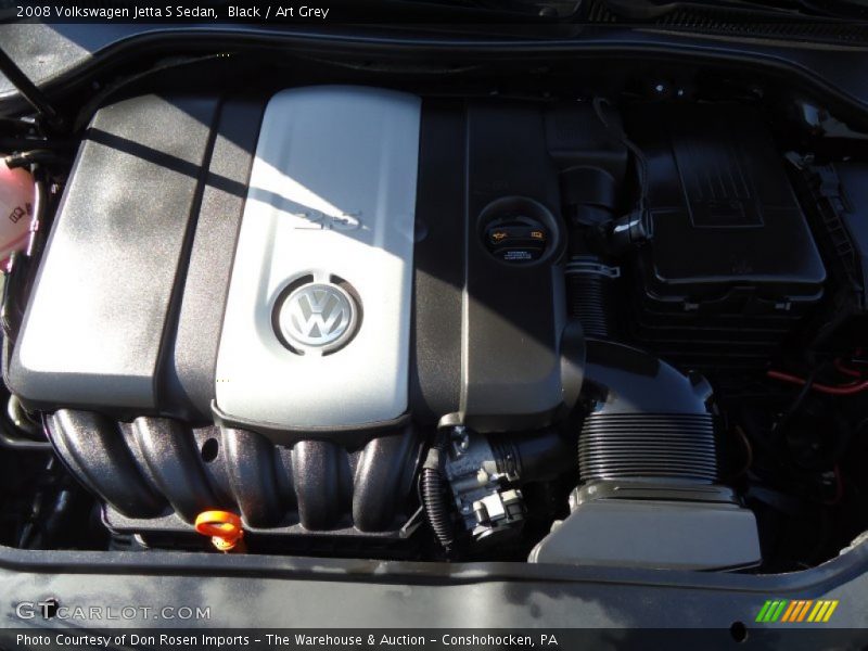 Black / Art Grey 2008 Volkswagen Jetta S Sedan