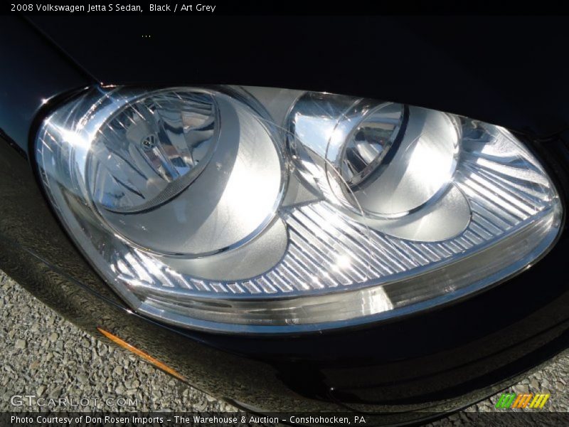 Black / Art Grey 2008 Volkswagen Jetta S Sedan