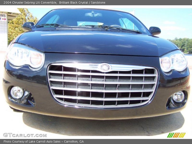 Brilliant Black Crystal / Sandstone 2004 Chrysler Sebring LXi Convertible