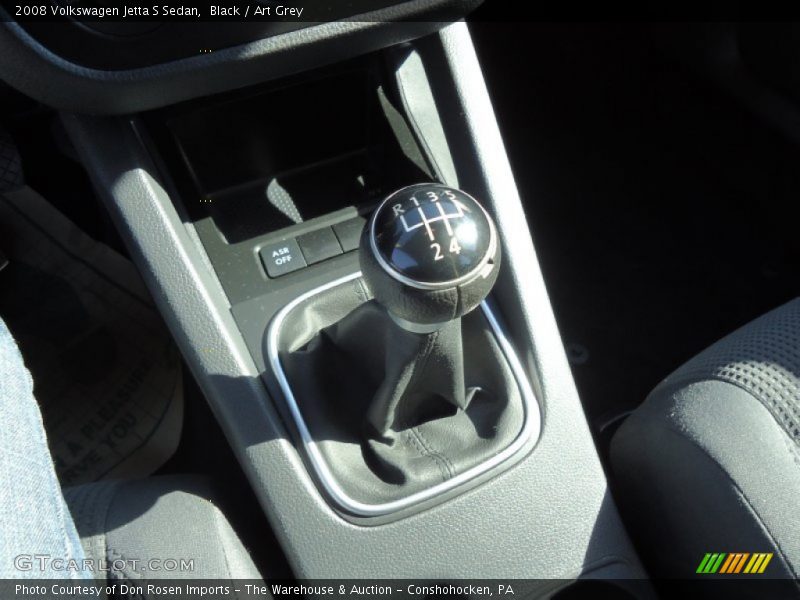 Black / Art Grey 2008 Volkswagen Jetta S Sedan