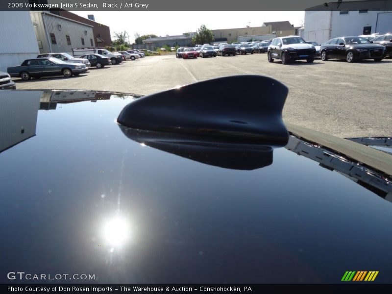 Black / Art Grey 2008 Volkswagen Jetta S Sedan