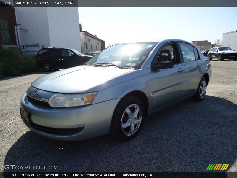 Silver / Gray 2003 Saturn ION 2 Sedan