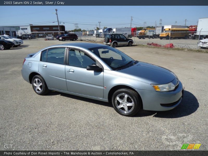 Silver / Gray 2003 Saturn ION 2 Sedan